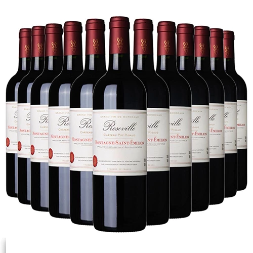 Case of 12 Roseville Bordeaux 75cl Red Wine